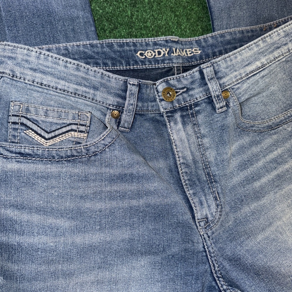 Cody James Blue Jeans Men's Size 36x34 Straight Leg - Picture 3 of 6